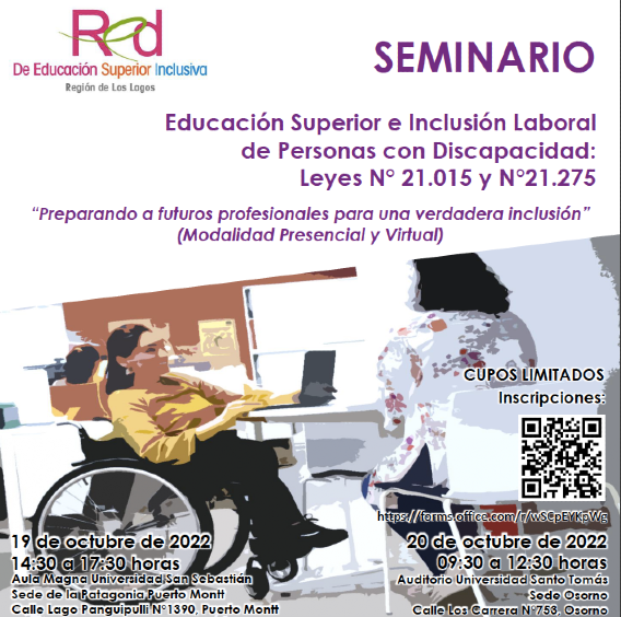 Afiche Seminario “Preparando a futuros profesionales para una verdadera inclusión”