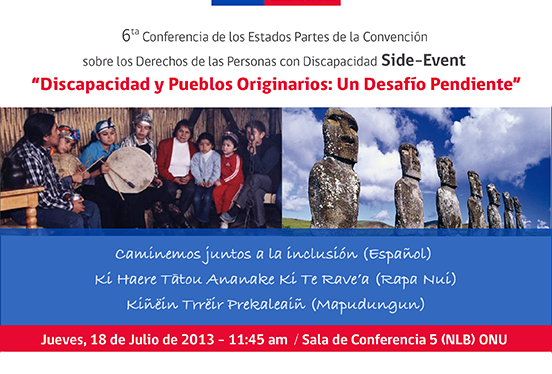 Volante sobre Side-Event.