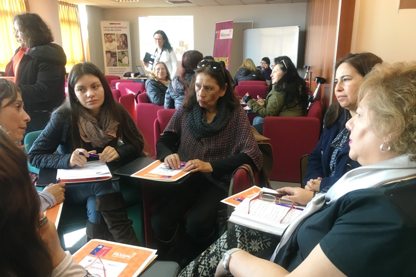 Directora Regional de Senadis en mesa de trabajo. 