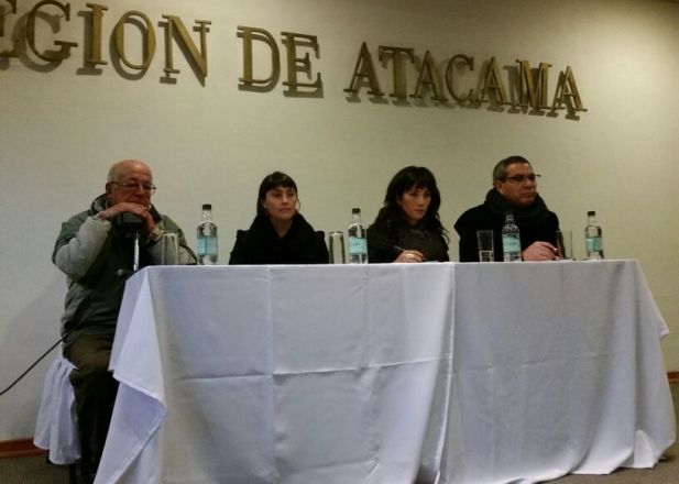 Directora Nacional y autoridades durante el Encuentro Regional. 