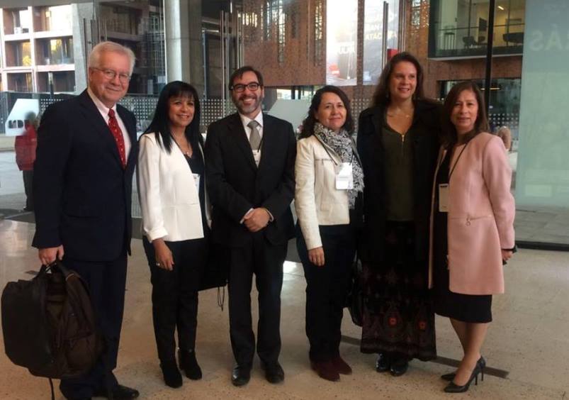 Director Nacional con autoridades en la inauguración del Seminario sobre Educación Inclusiva