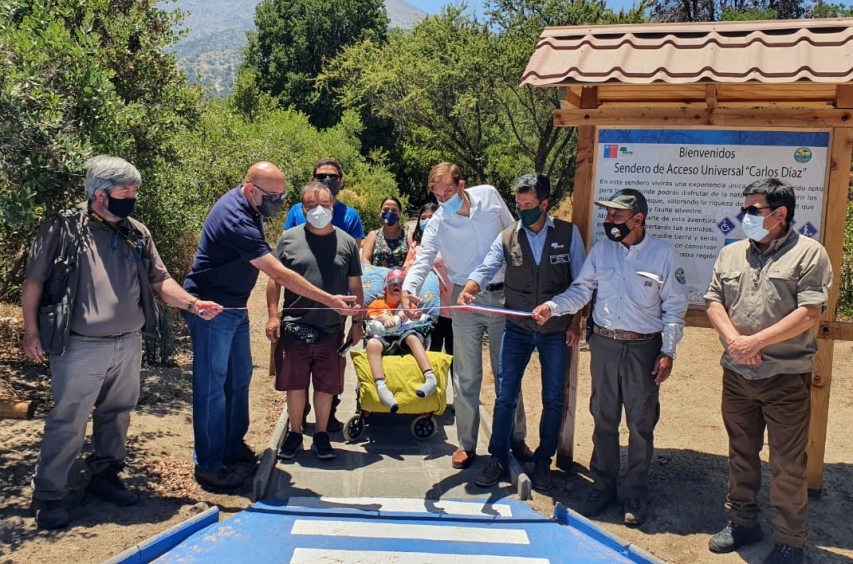 Parque Nacional Río Clarillo inaugura un nuevo sendero inclusivo