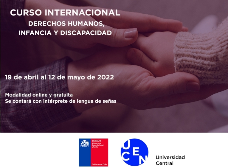 Convocatoria a Curso Internacional Derechos Humanos, Infancia y Discapacidad