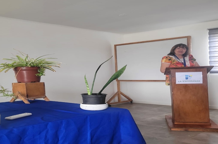 Directora Regional de Senadis expone en la actividad.