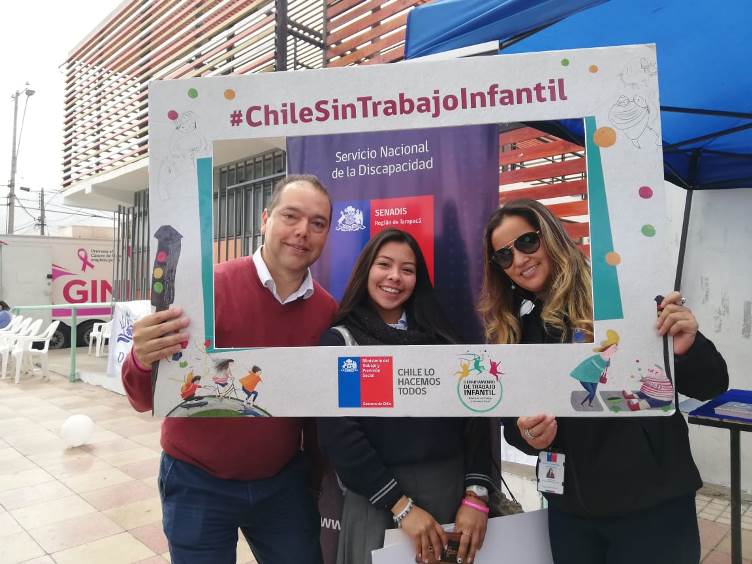 SENADIS Tarapacá participa en la conmemoración del día contra el trabajo infantil