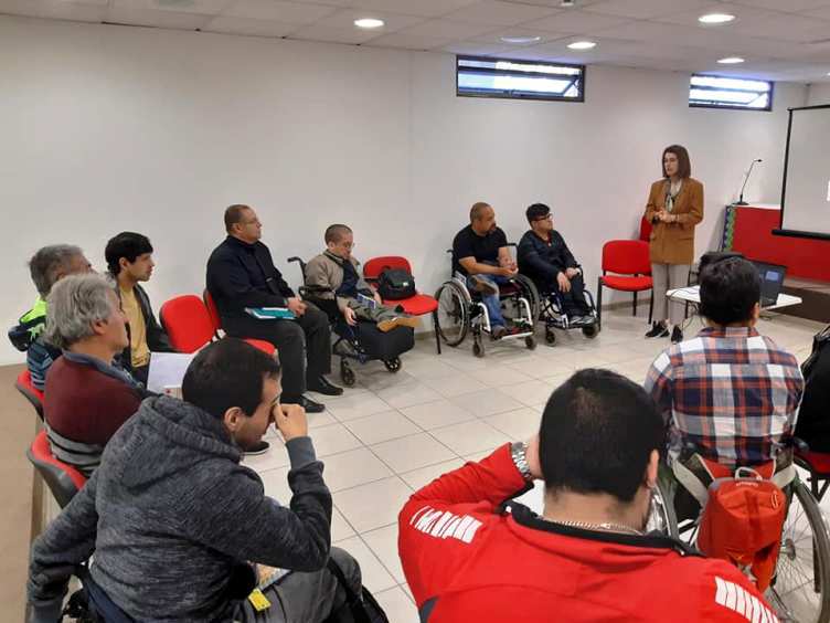 Diálogo realizado por la Mesa regional del deporte adaptado e inclusivo. 