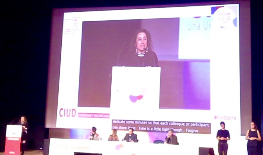SENADIS participa en el III Congreso Internacional Universidad y Discapacidad en Madrid, España 