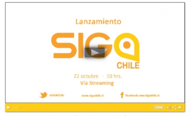 Anuncio streaming SIGA Chile