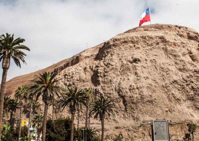 Fotografía del Morro de Arica